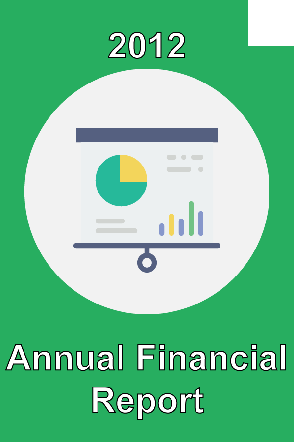 Cover for 2012 Financial Report