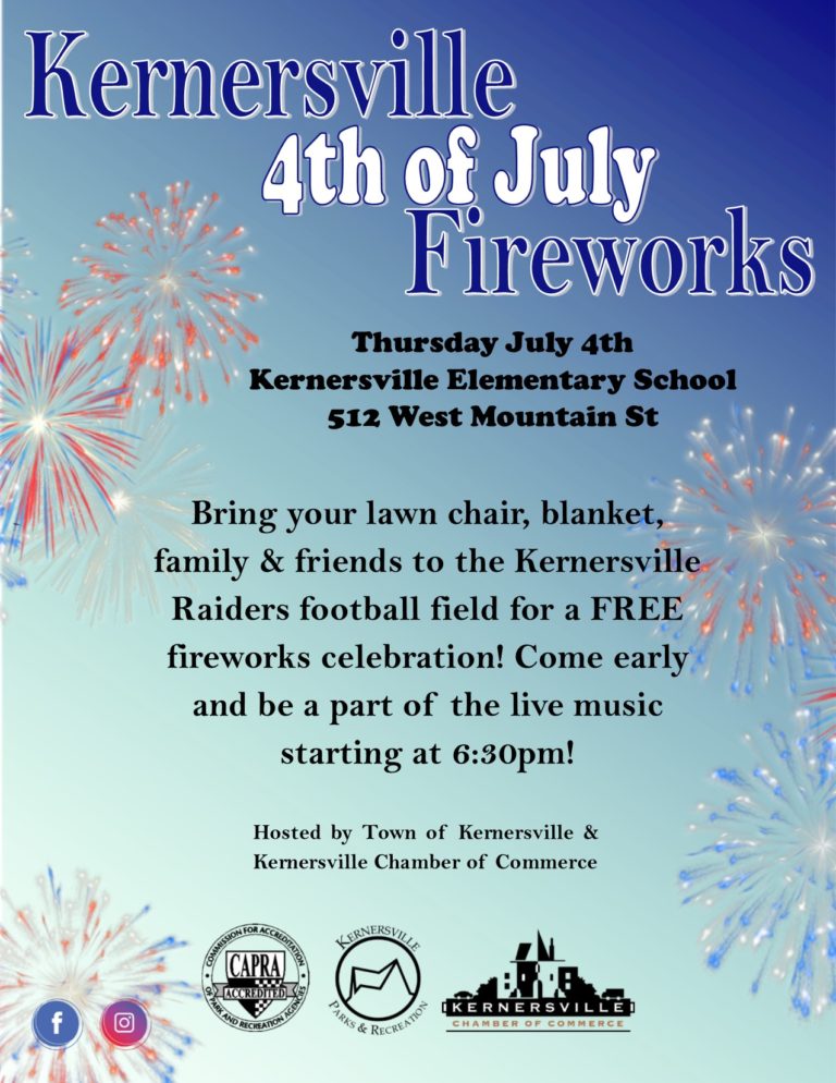 4th of July Concert & Fireworks Town of Kernersville